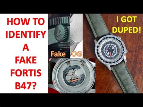 how to spot a fake fortis watch|6 Ways To Spot A Fake Watch, Even If You Don’t Know How To Spot A Fake .